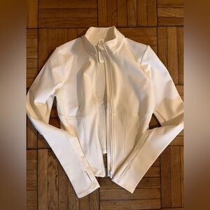 NWT ALO yoga corset jacket, ivory, S